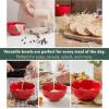 image:imageBrew To A Tea BTaT Soup Bowls Set 16 Ounces Set of 12 Red Porcelain Dishes for Soup Rice Salad Noodle Microwave Oven Freezer amp Dishwasher Safe Deep Cereal Bowls for KitchenRed