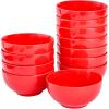 image:imageBrew To A Tea BTaT Soup Bowls Set 16 Ounces Set of 12 Red Porcelain Dishes for Soup Rice Salad Noodle Microwave Oven Freezer amp Dishwasher Safe Deep Cereal Bowls for KitchenRed